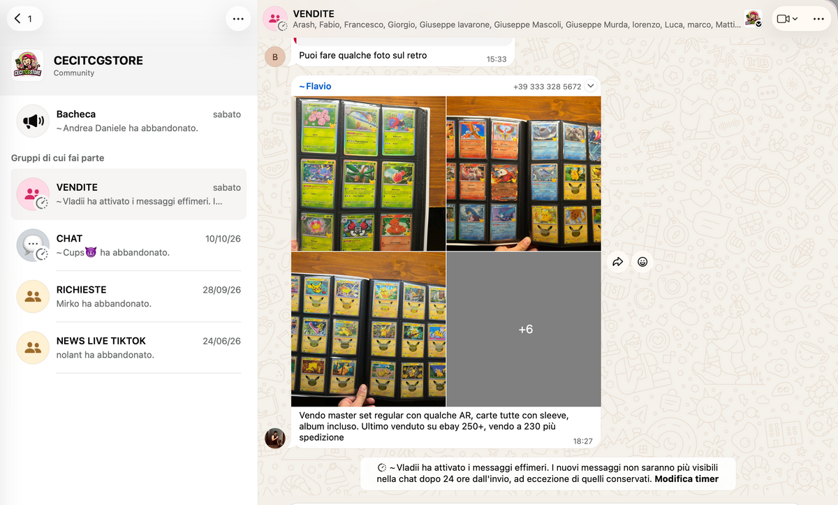 Unisciti alla community WhatsApp