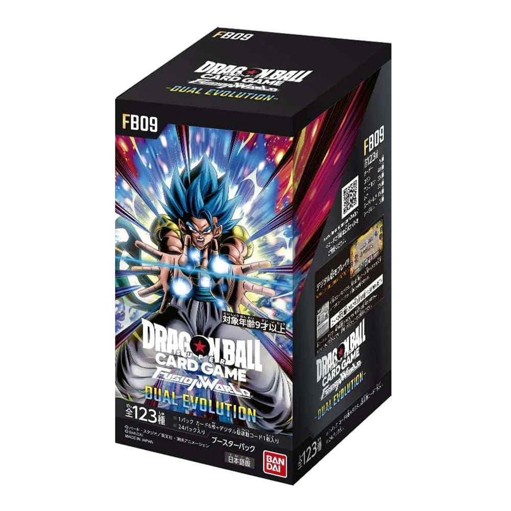 Dragon Ball Fusion World FB09 Dual Evolution Booster Box 24 Bustine JP